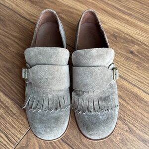 Women's Suede Fringe Loafers